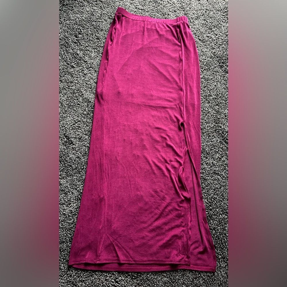 Women's pink maxi skirt, New - Picture 3 of 4